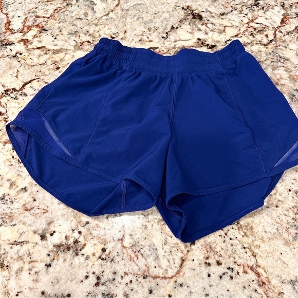 Lululemon hottie hots size 4 4” Royal blue Under Armor shorts size XS lots of 3 - Picture 4 of 11